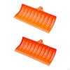Shovels Head Heavy Duty Lightweight Practical Multipurpose Orange Replacement for Road Yard Garden