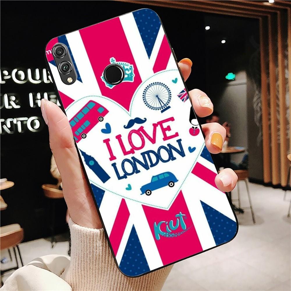 United Kingdom Flag Phone Case For Huawei Honor 10 lite 9 20 7A 9X 30 50 60 70 pro plus Soft Silicone Cover