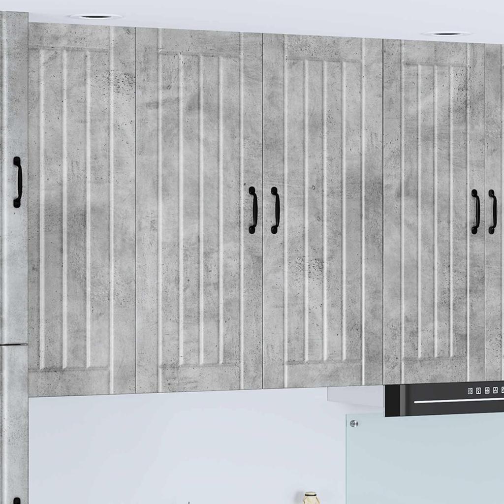 Wall Cabinet LUCCA Concrete Grey 80 x 31 x 100 cm Particleboard