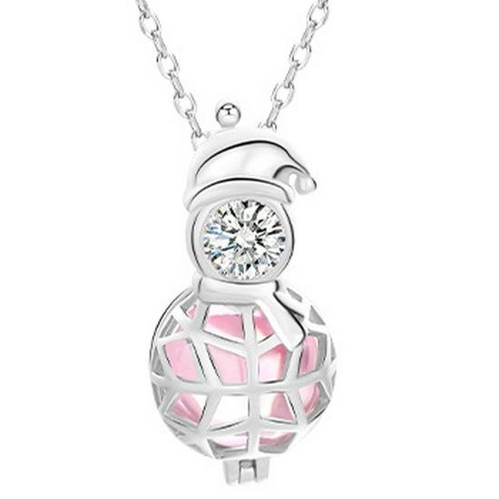 Women's S925 Silver Aromatherapy Magic Box Necklace - Christmas Gift Hollow Pendant