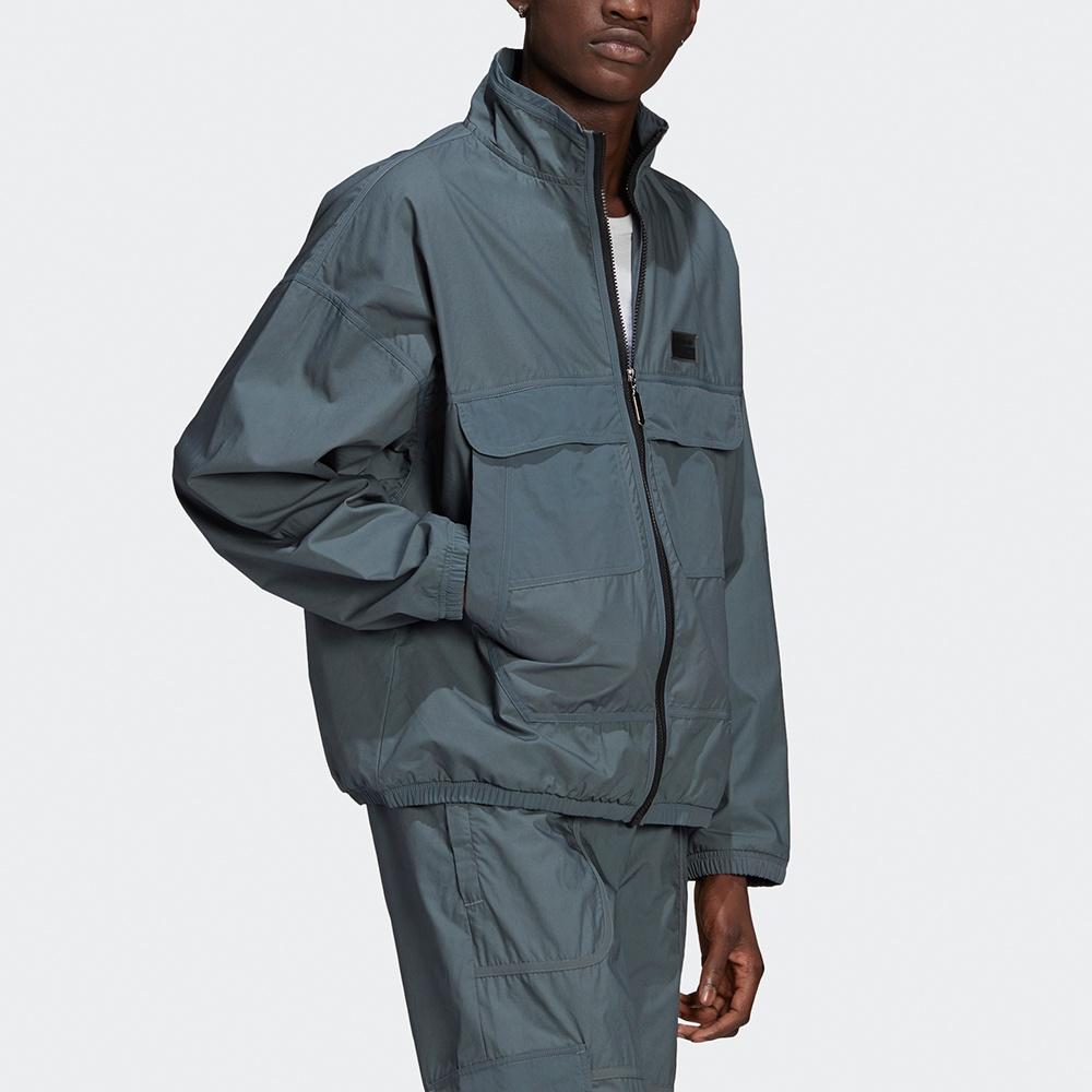adidas originals MENS Fashion TT Athletic Sports Stand Collar Jacket Blue Men's GN3327