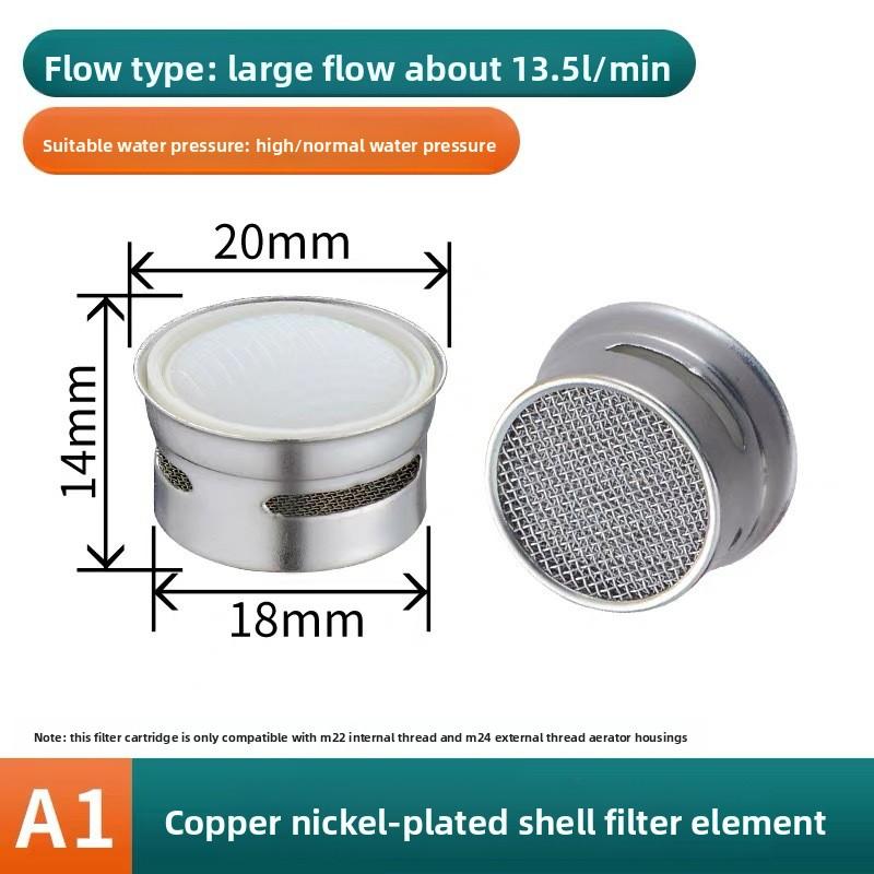 Water-Saving Faucet Bubbler Aerator Diffuser for Kitchen & Bathroom Tap Accessories Household Nozzle Filter