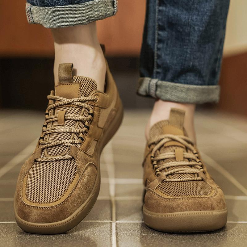 Fashion Spring Summer Men's Mesh Casual Shoes Wear-resistant Soles Men's Sports Shoes Anti Slip Straps Men's Outdoor Hiking Shoes