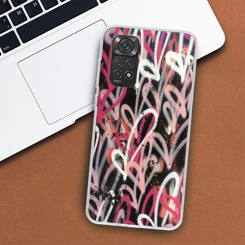 AMOR Toto je láska Pouzdro na telefon pro Xiaomi Redmi Note 13 12 12S 11 11S 10 10S 9 9S 11T 11E Pro Plus 8 8T 7 + Kryt Coque