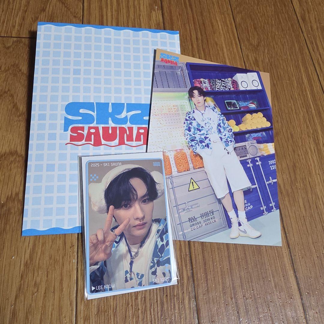 

[USED] Stray Kids Reno Bonus Trading Card Sauna Trading Card