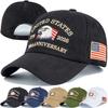 New Unisex Cap American 250th Anniversary 1776-2026 Embroidered Eagle Baseball Cap Outdoor Casual Dad Hat