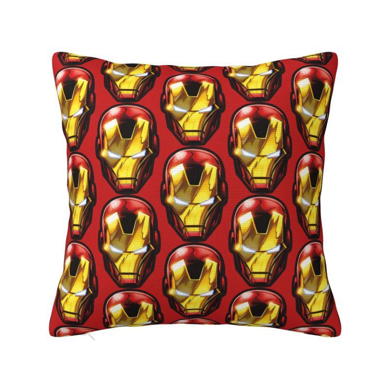 Custom Disney Iron Man Marvel Film Pillow Case 45x45cm Living Room Decoration Luxury Chair Cushion Square Pillowcase