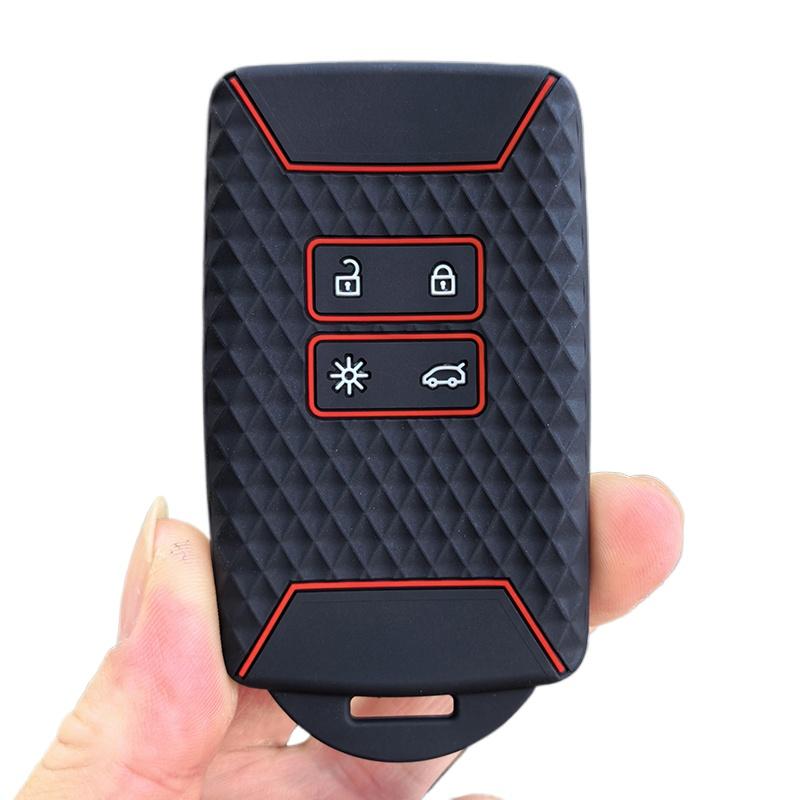 

For Renault Austral Captur Arkana Koleos Zoe Scenic Dacia Sandero Duster Logan Jogger Kadjar Clio Silicone Car Key Case Cover
