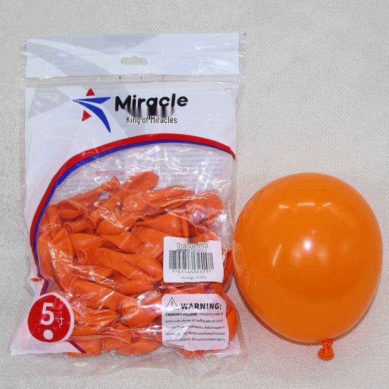 Miracle Star 5-inch Latex Balloons, 100 pcs - Ideal for Children's Birthday Party, Wedding Celebration, Room Decoration.