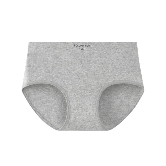 Women's Spring and Autumn Cotton Tight Fitting High Waisted Student Briefs