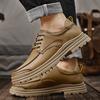 Leather Business Formal Shoes fashion Leather Soft Men Shoes Outdoor Casual black Board Shoes Men leather flats Zapatos Hombre