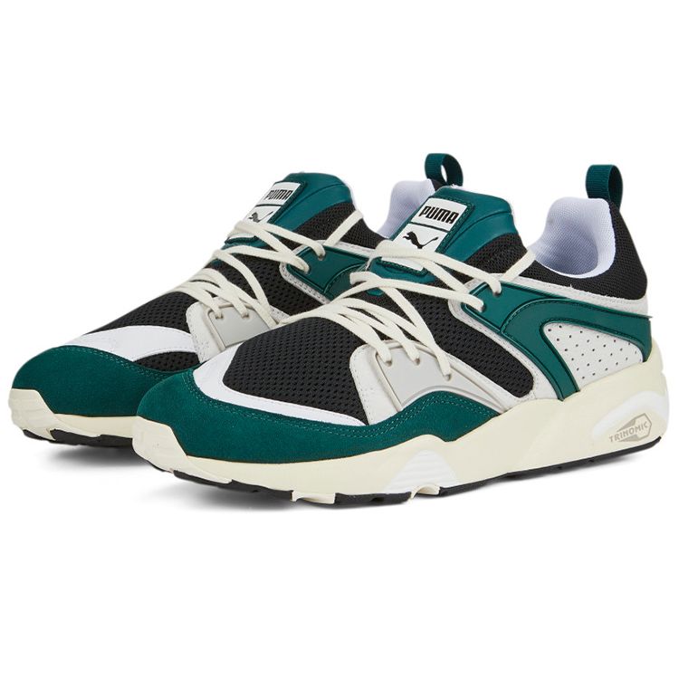 Puma Blaze Of Glory Prm Casual Low-Top Sneakers Unisex Sneakers Green White 387575-02