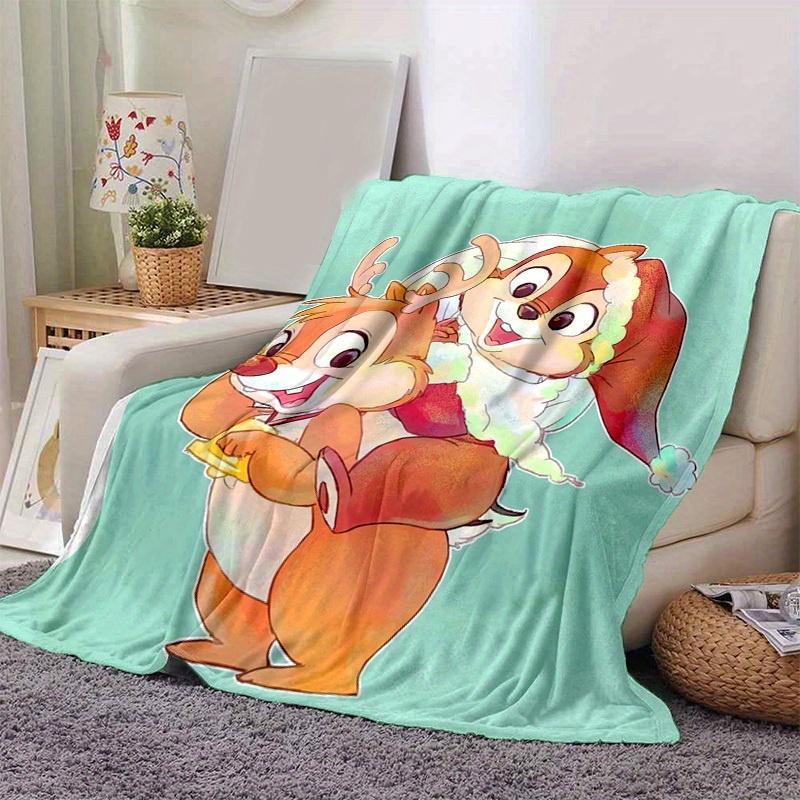 

1pc, Christmas Reindeer & Santa Claus Blanket Festive Home Decor, Couch Throw Blanket, Gift for Friends, Soft Coverlet, Perfect for Bedroom, 80x120cm