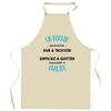 Tablier de cuisine - Planetee « Un Forain Formidable » - Coton résistant - Impression bretonne - Liens ajustables