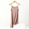 Modal Medium and Long Dress Summer Solid Color Inner with Sleeveless Large Size Loose Vest Skirt Casual Bottom Suspender Skirt