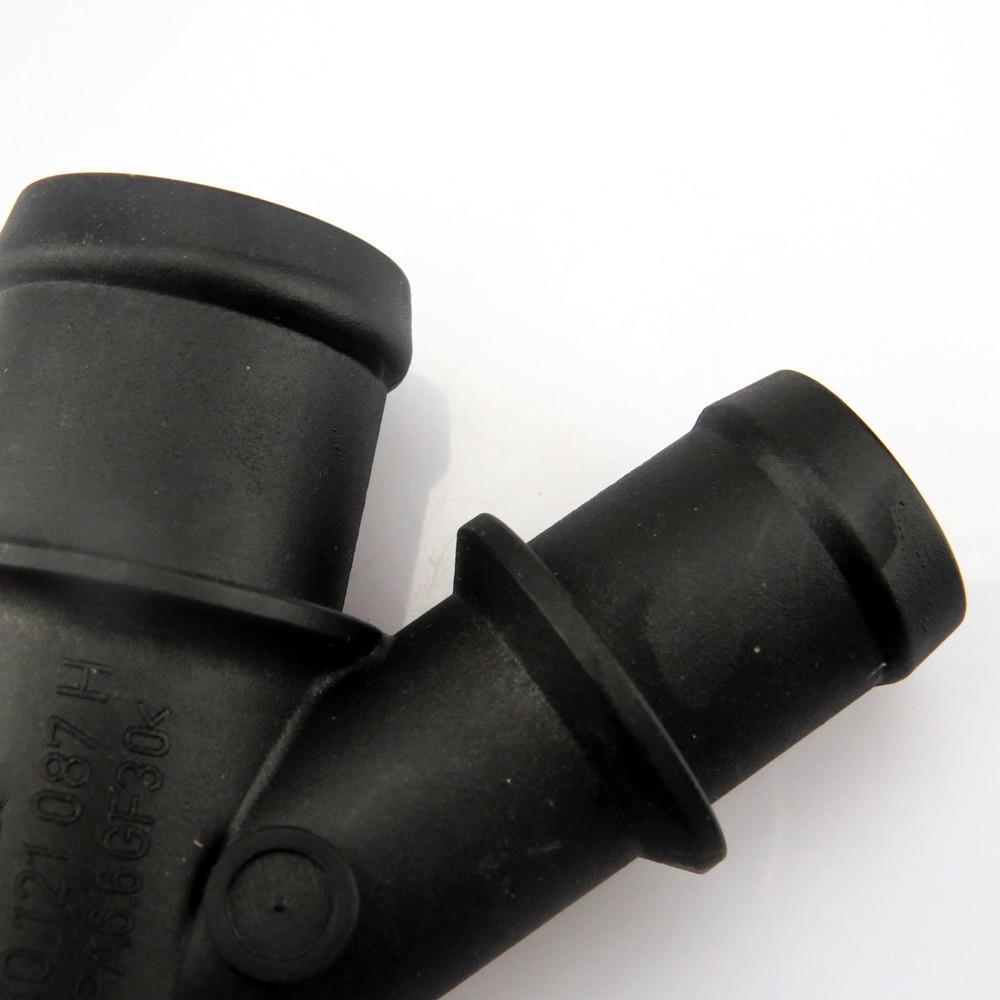 FHAWKEYEQ Engine Radiator Coolant Hose Connector New For VW Passat Golf Jetta A3 TT 1K0 121 087 H 1K0 121 087H