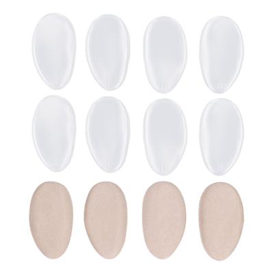 6 Pairs Silicone Arch Support for Flat Feet Plantar Fasciitis Adhesive Adjustable Soft Velvet Shock