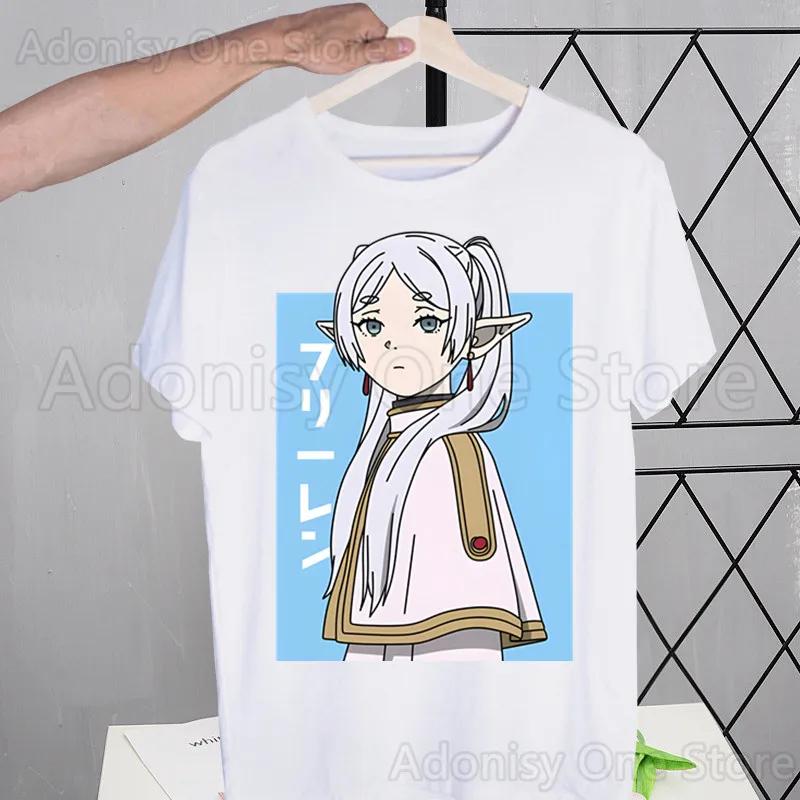 Frieden Harajuku Damski T-shirt z Nadrukiem Neutralny T-shirt z Krótkim Rękawem Casualowy T-shirt Damska Odzież Uliczna Top