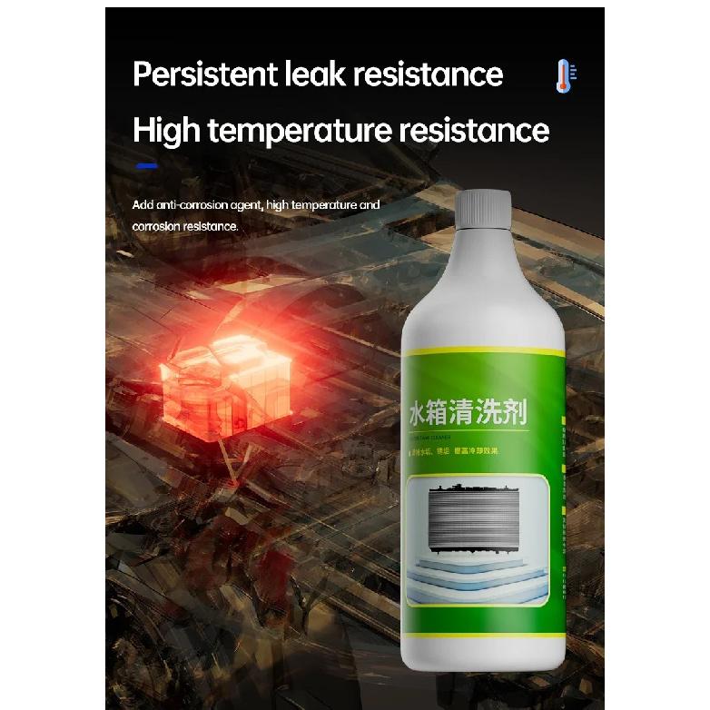 500ml Car Radiator Rust Remover Rust Remover Cooling System Cleaner Radiator Flush Car Cleaner Removes Rust Scale Deposits For