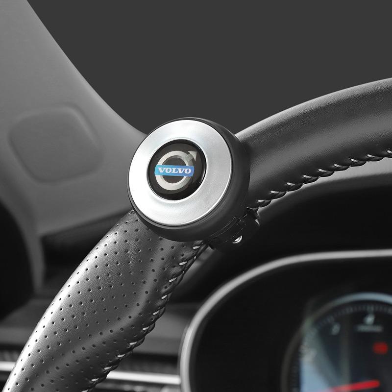 Car Turning Steering Wheel Booster Spinner Knob 360 Degree For Volvo V60 XC60 XC90 S60 XC40 V40 S80 V90 EX90 S90 V70 Accessories