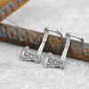 Titanium Stainless Steel Odin Weapon Ax Earrings Amulets Nordic Men's Stud Earrings Teen Jewelry Fashion Christmas Gifts