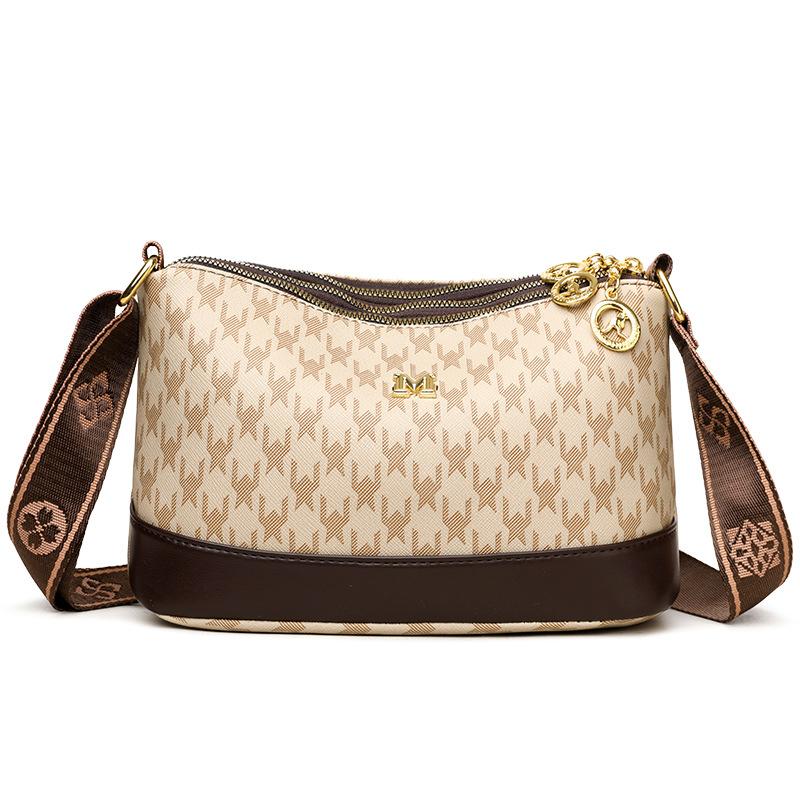 Retro-Tasche Damen neue Mode einfache Schultertasche Nischendesign große Kapazität Umhängetasche