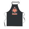 Kitchen Apron - PLANETEE - Marie-Pierre Princess - Black - Breton Print - 90x60 Cm