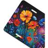 Wildflower Flower Art Front License Plate for Women Car Vanity Plates Decorative Aluminum Metal Cute Novelty License Plate Cover for Men 6x12 Inch (4