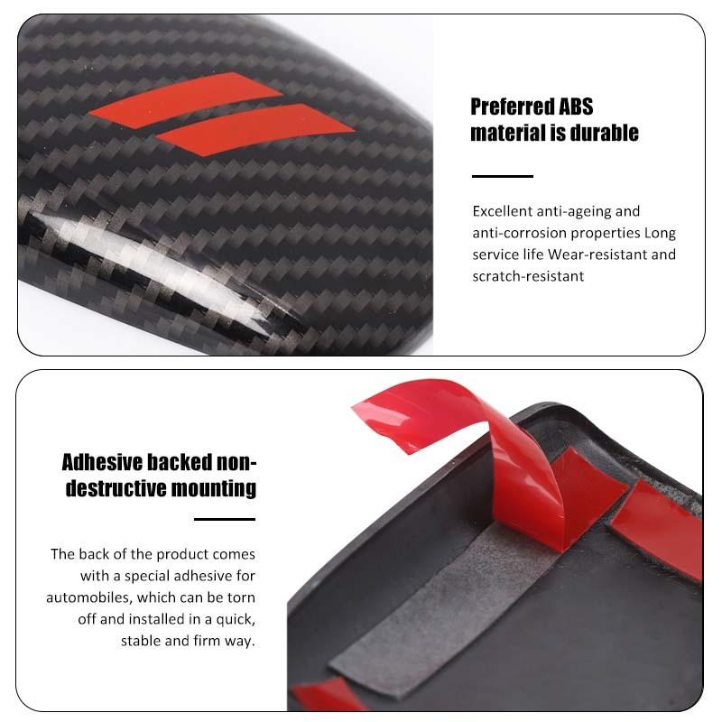 Car Gear Shift Panel Cover For Dodge Charger Gear Lever Protective Sticker For Dodge Challenger 2015 Up for Durango 2018 Up ABS Accessories