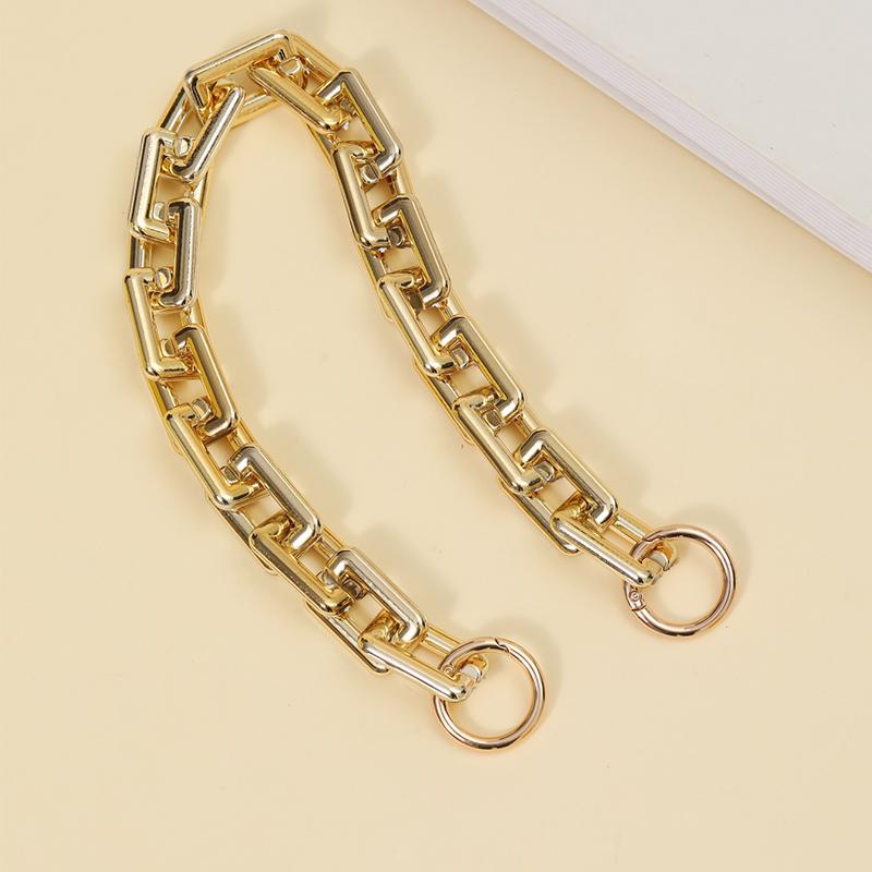 Versatile Bag Chain Wide Chain Golden Luxury Fashion Bag Accessories Fashion Hot Selling Bag Chain Atmosphere MIT