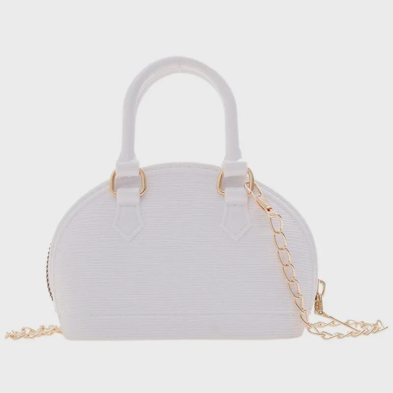 

Женская сумка-кошелек Candy Color Mini Jelly Crossbody и кошелек для монет - новый дизайн Shell 2025 белый