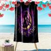Custom NameGalaxy Dancer Silhouette. Beach Towel Soft Microfiber Summer Towel Quick Dry Absorbent Towel for Beach Swimming Pool Travel