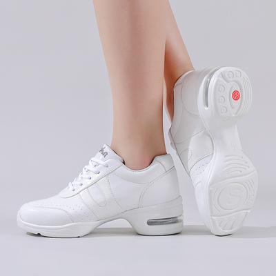 Boty na aerobik Bílá Fitness Boty Sportovní Boty na roztleskávačky Ženy Trénink Soutěž Výkon Boty Měkké zadečky Dětské