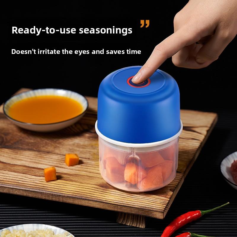 Electric Garlic Machine Wireless Multi-functional Cooking Machine Automatic Household Baby Food Supplement Machine Small Crushing