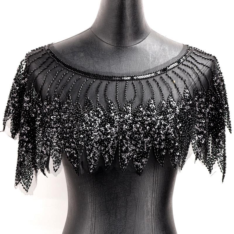 Sequin Feather Bridal Shawl: Fashionable Wedding & Dance Accessory