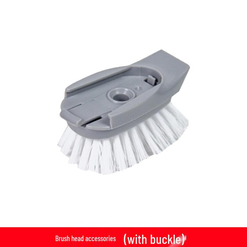 Multifunctional Long-Handle Hydraulic Pot Brush with Liquid Dispenser for Non-Stick Dishwashing