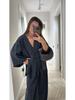 2025 Women's Casual V-neck Top & High-waisted Pants Set