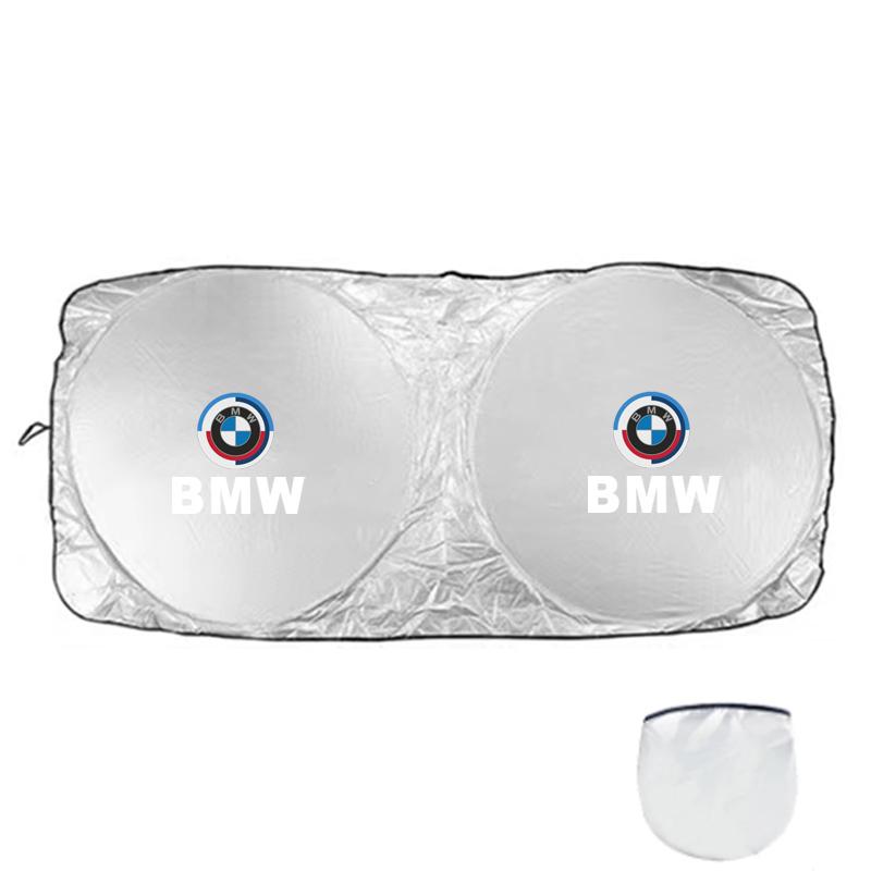 CTCE1 Keychain Car Windshield Sun Shade Cover Blocks Rays Protector Auto Interiors For BMW Performance F30 i4 F10 E90 F20 E46 E60 E70