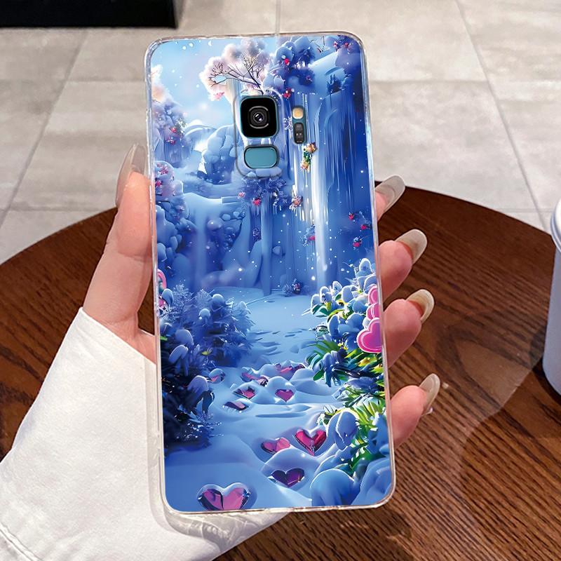 Casing For Samsung Galaxy S9 Case Samsung S9 Plus S9+ Back Cover Aesthetic Fashion Cute Cat Soft Silicone Transparent Phone Case