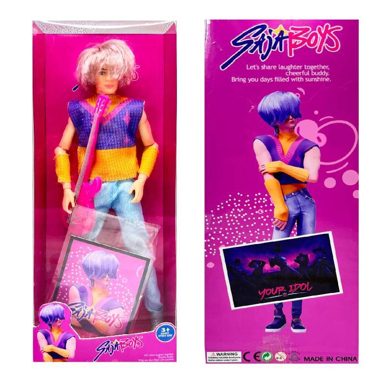 Kpop Demon Hunters Saja Boys Pvc Articulated Desk Figure For Collectors And Decor