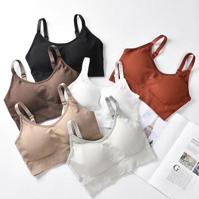 Japanese-Style Sports Bra: Shockproof, No Steel Ring, Adjustable Straps, Chest Pad, Yoga Vest
