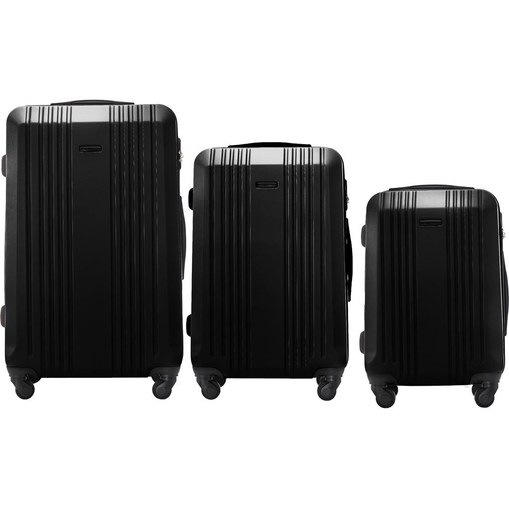 Komplet 3 Walizek Wings Kestrel Black