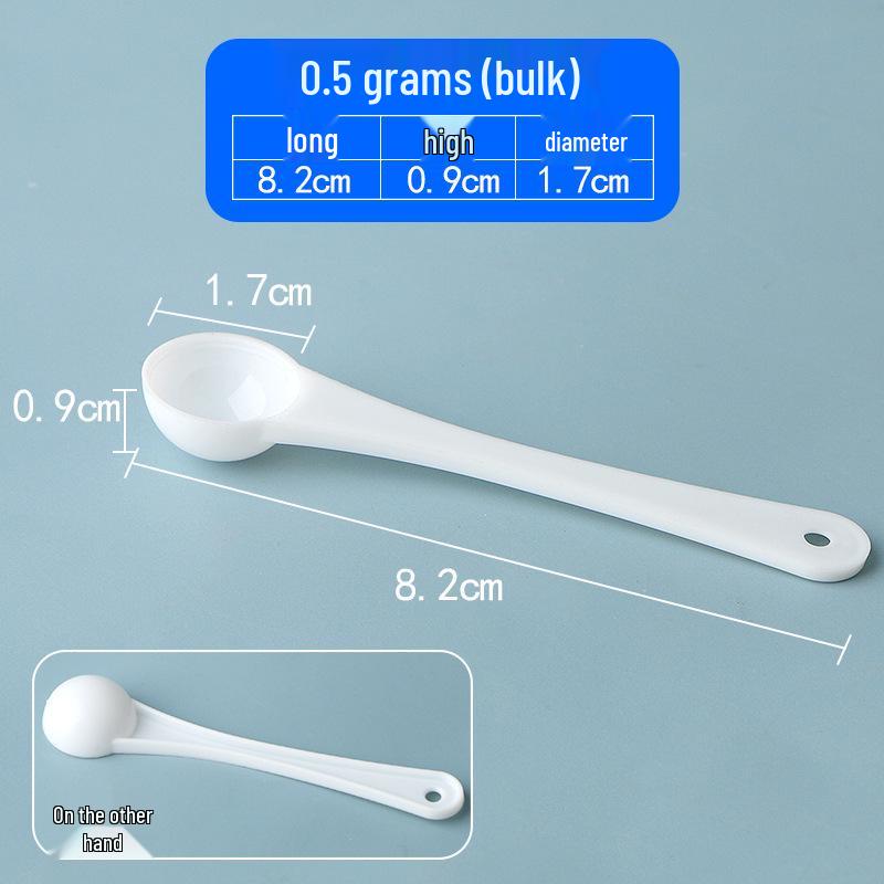 Individually Packaged Disposable Plastic Measuring Spoons: 1g, 3g, 5g, 10g, 15g for Liquid & Powder