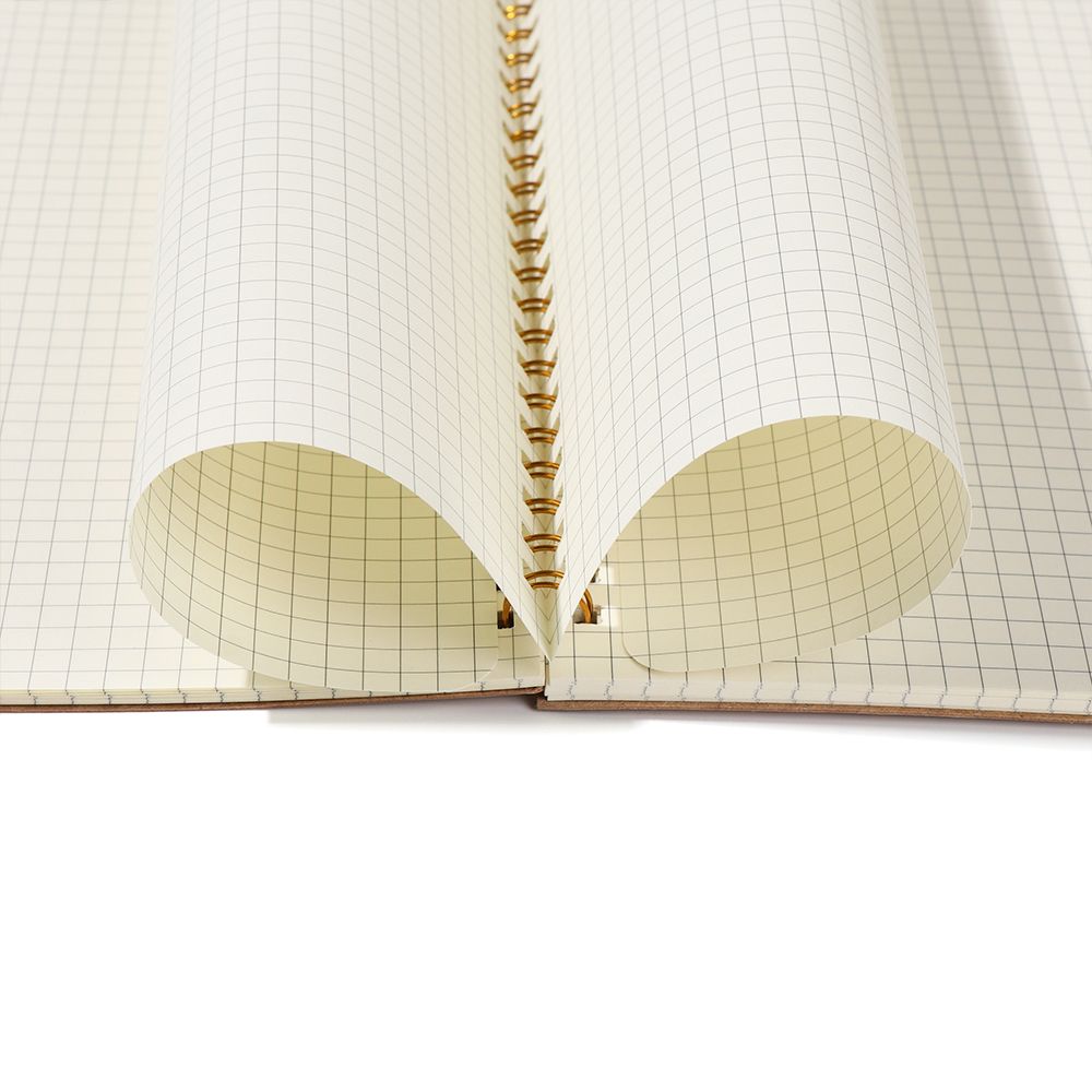 Portable Diarybook Writing Pads Retro Car Line Coil Notebooks B5 16K Workbooks Kraft Paper Notebook