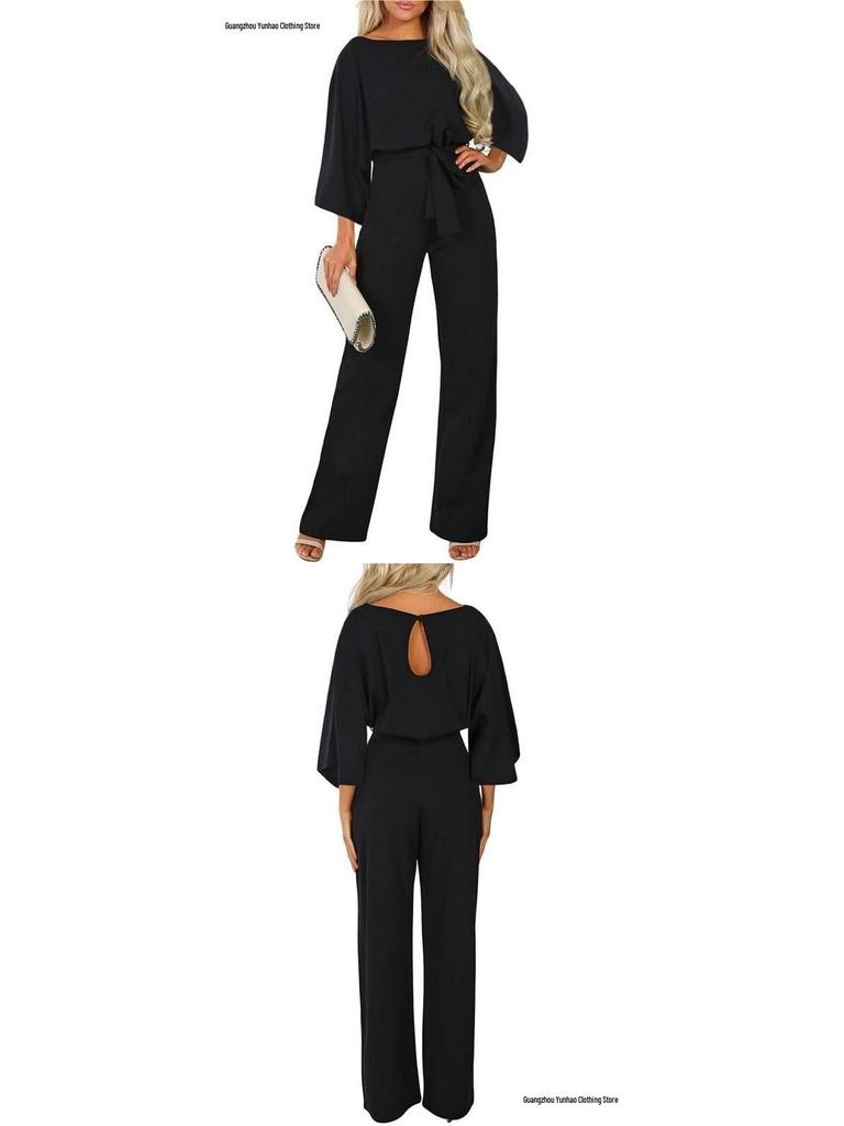 Tuta da Donna con Maniche a Pipistrello e Allacciatura - Moda Autunno/Inverno 2019