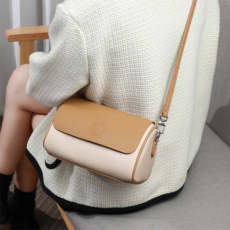 Bag Female Spring/summer Crossbody Bag Pillow Bag Cylinder Small Bag Senior Sense Shoulder Bag Female Bag