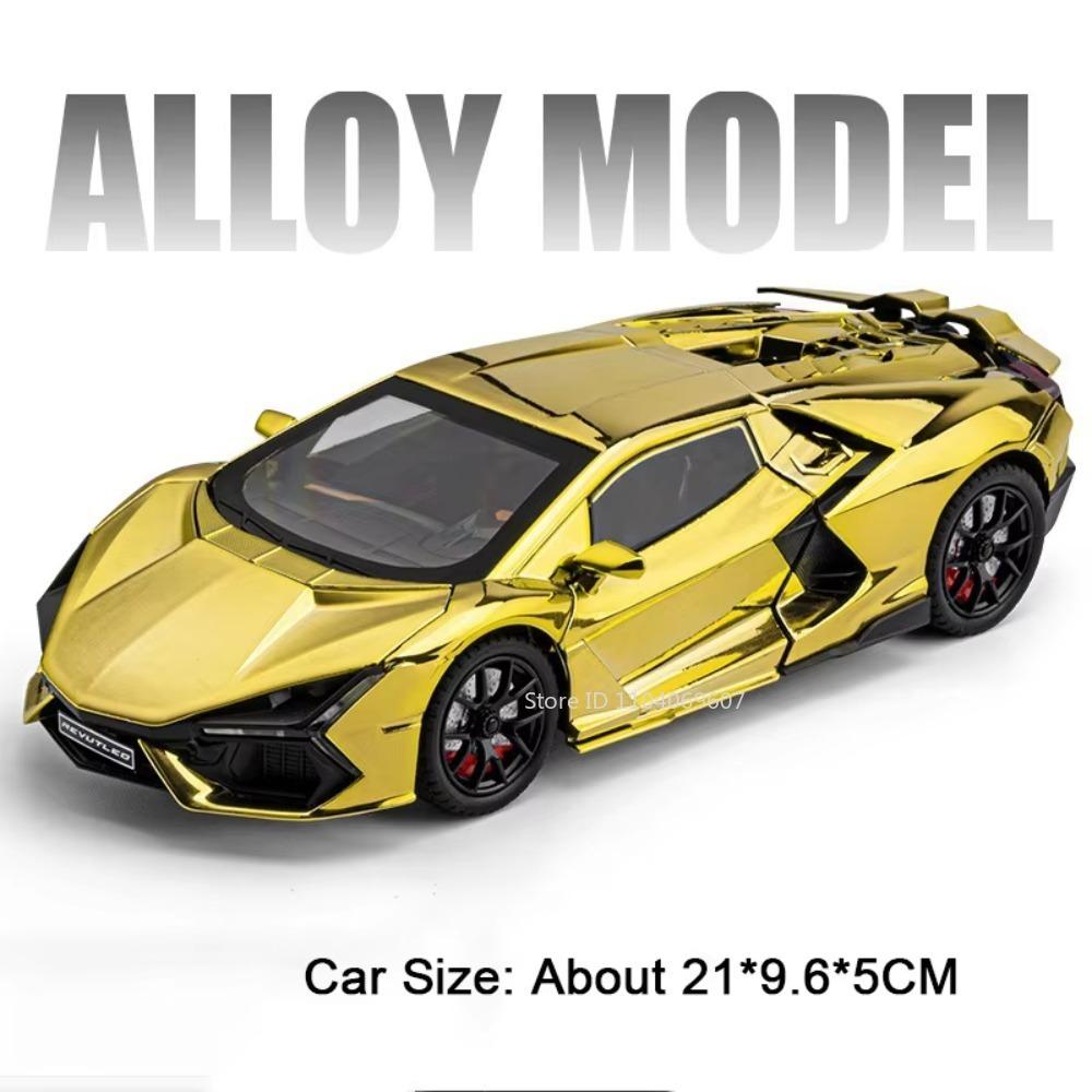 1:24 Countach Lp500S Revuelto Modell Sportwagen Spielzeug Legierung Druckguss Stoßdämpfung Rückzieher Türen Geöffnet Ornament Supercars
