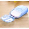 Travel Portable Disposable Soap Flakes with Storage Box Container 20Pcs Soap Papers Scented Foaming