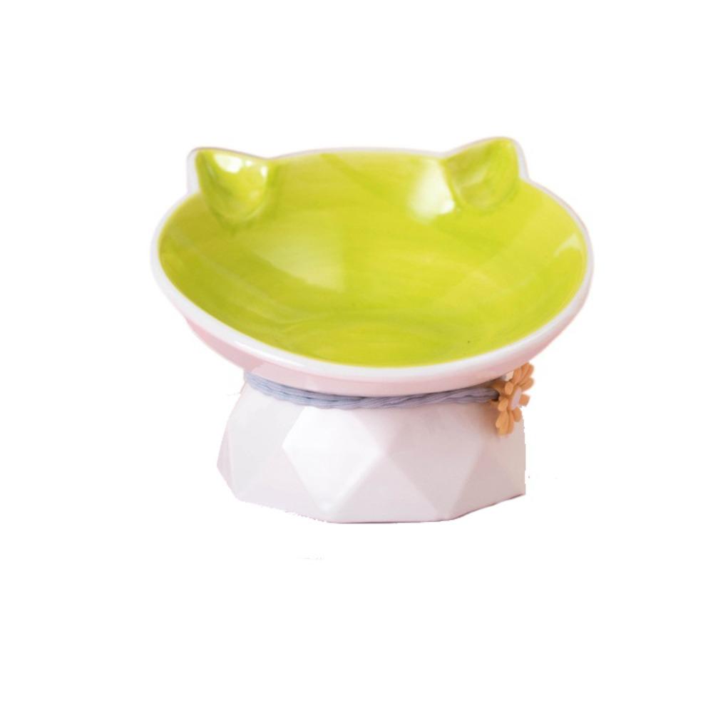 

Милая миска для кошек, креативная кормушка для домашних животных, товары для животных, миска для домашних животных с высокой ногой, защита шеи