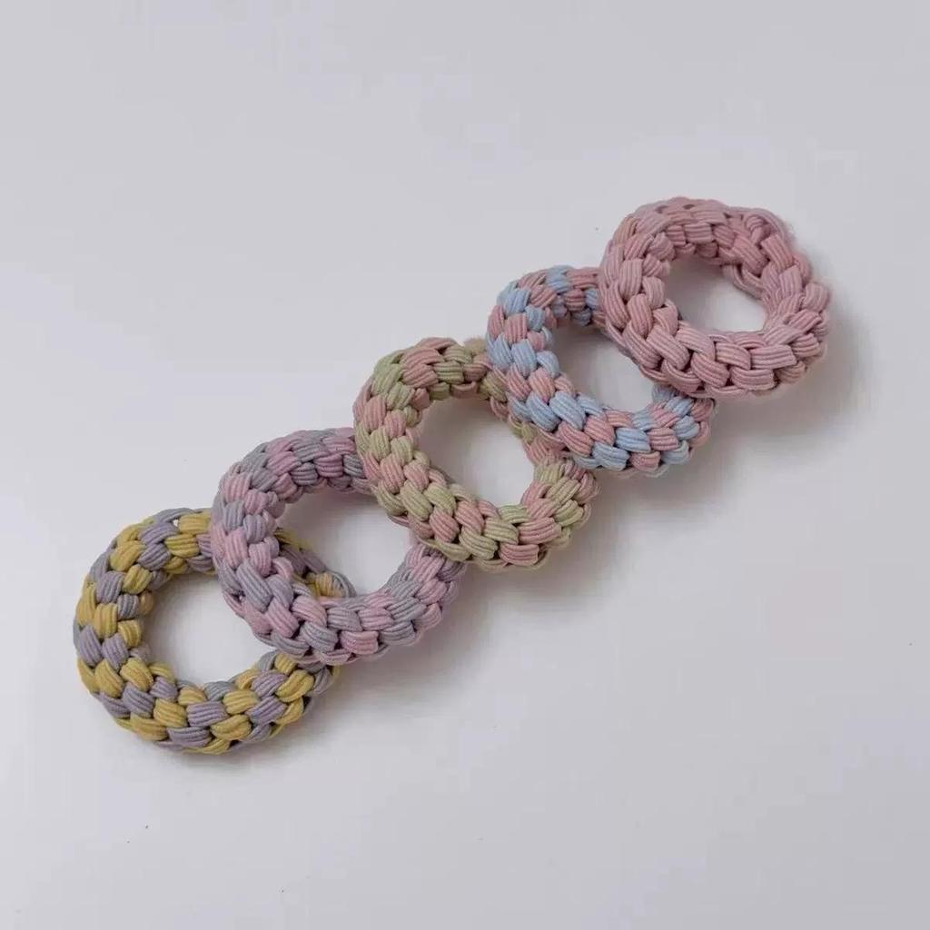 5pcs/bag High Elastic Durable Rubber Bands for Women Without Damaging Headwear Female Hairbands Hair Style Accessories for Women